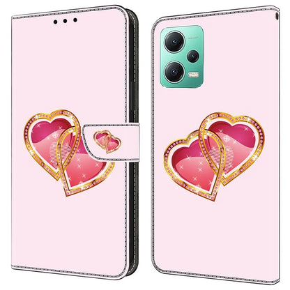 For Xiaomi Redmi Note 12 5G (Global) / (China) / (India) / Poco X5 5G Case Pattern Leather Flip Phone Cover