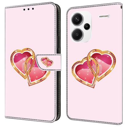For Xiaomi Redmi Note 13 Pro+ 5G Leather Phone Case Pattern Printed Wallet Cover
