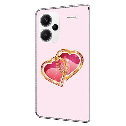 For Xiaomi Redmi Note 13 Pro+ 5G Leather Phone Case Pattern Printed Wallet Cover