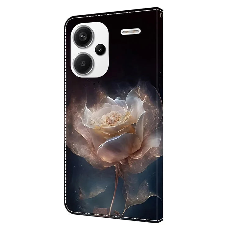 For Xiaomi Redmi Note 13 Pro+ 5G Leather Phone Case Pattern Printed Wallet Cover