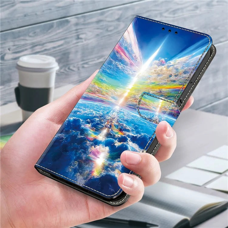 For Xiaomi Redmi Note 13 Pro+ 5G Leather Phone Case Pattern Printed Wallet Cover