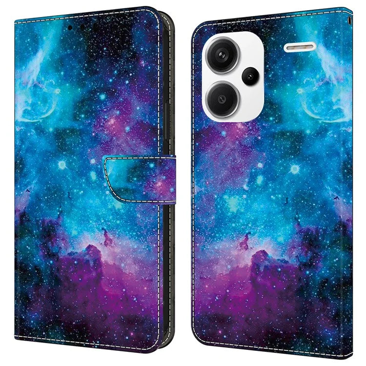 For Xiaomi Redmi Note 13 Pro+ 5G Leather Phone Case Pattern Printed Wallet Cover