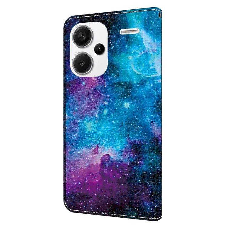 For Xiaomi Redmi Note 13 Pro+ 5G Leather Phone Case Pattern Printed Wallet Cover