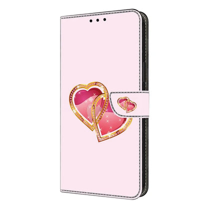For iPhone 15 Pro Max Case PU Leather Pattern Magnetic Closure Folio Phone Cover