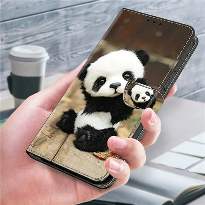 For iPhone 15 Pro Max Case PU Leather Pattern Magnetic Closure Folio Phone Cover