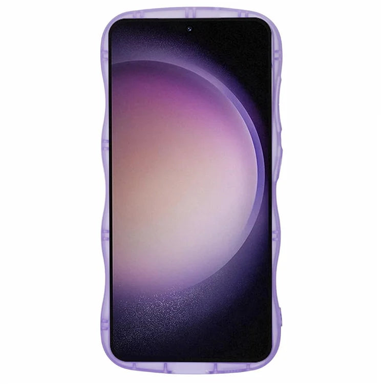 JTW Series for Samsung Galaxy S23+ Slim Case Wavy Edge Epoxy TPU Phone Cover