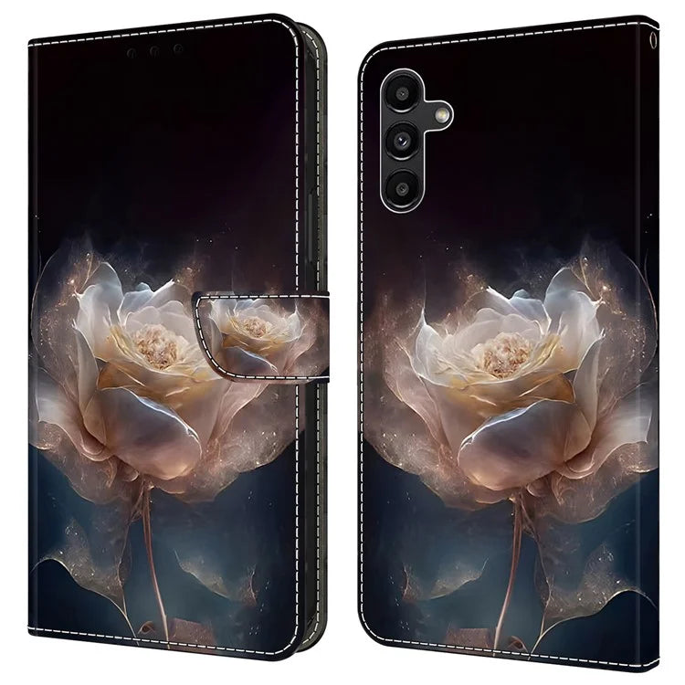 For Samsung Galaxy S24 Case Pattern Printing Leather Flip Phone Case