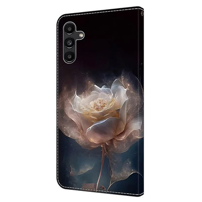 For Samsung Galaxy S24 Case Pattern Printing Leather Flip Phone Case