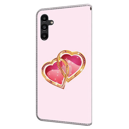 For Samsung Galaxy S24 Case Pattern Printing Leather Flip Phone Case