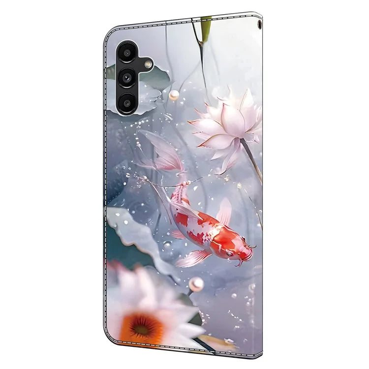 For Samsung Galaxy S24 Case Pattern Printing Leather Flip Phone Case