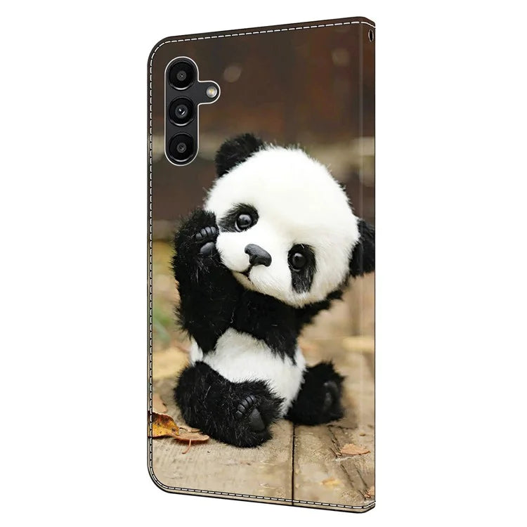 For Samsung Galaxy S24 Case Pattern Printing Leather Flip Phone Case