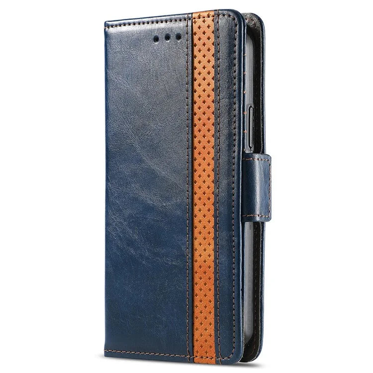CASENEO 002 Series For Xiaomi Redmi K70E 5G / Poco X6 Pro 5G Wallet Case RFID Blocking PU Leather Phone Cover