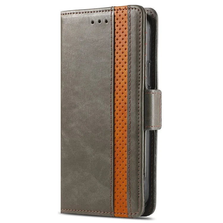 CASENEO 002 Series For Xiaomi Redmi K70E 5G / Poco X6 Pro 5G Wallet Case RFID Blocking PU Leather Phone Cover