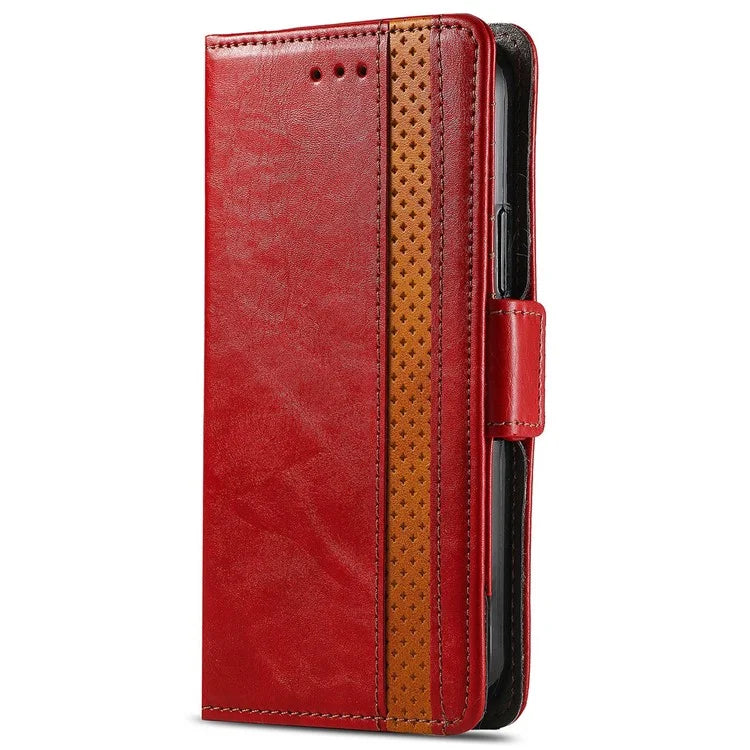 CASENEO 002 Series For Xiaomi Redmi K70E 5G / Poco X6 Pro 5G Wallet Case RFID Blocking PU Leather Phone Cover