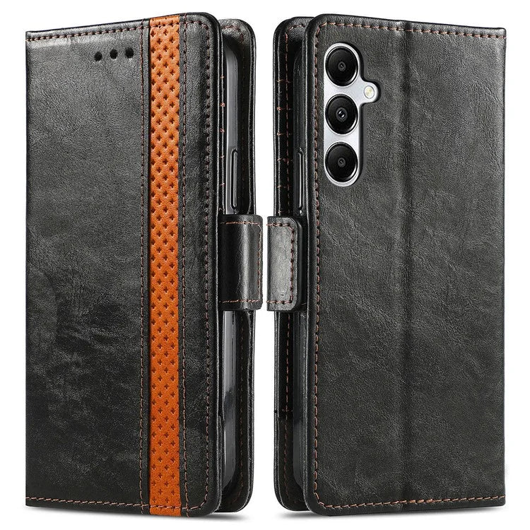CASENEO 002 Series For Samsung Galaxy A35 5G Case RFID Blocking PU Leather Stand Flip Phone Cover