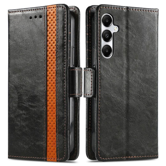 CASENEO 002 Series For Samsung Galaxy A35 5G Case RFID Blocking PU Leather Stand Flip Phone Cover