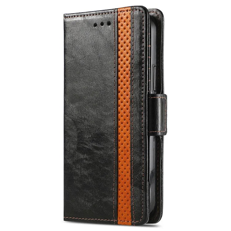 CASENEO 002 Series For Samsung Galaxy A35 5G Case RFID Blocking PU Leather Stand Flip Phone Cover