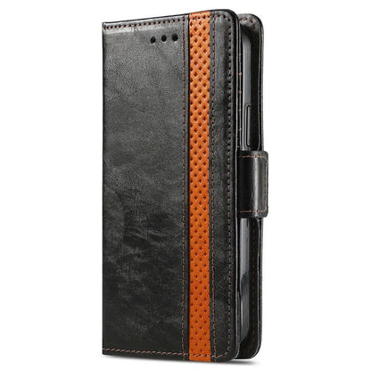 CASENEO 002 Series For Samsung Galaxy A35 5G Case RFID Blocking PU Leather Stand Flip Phone Cover