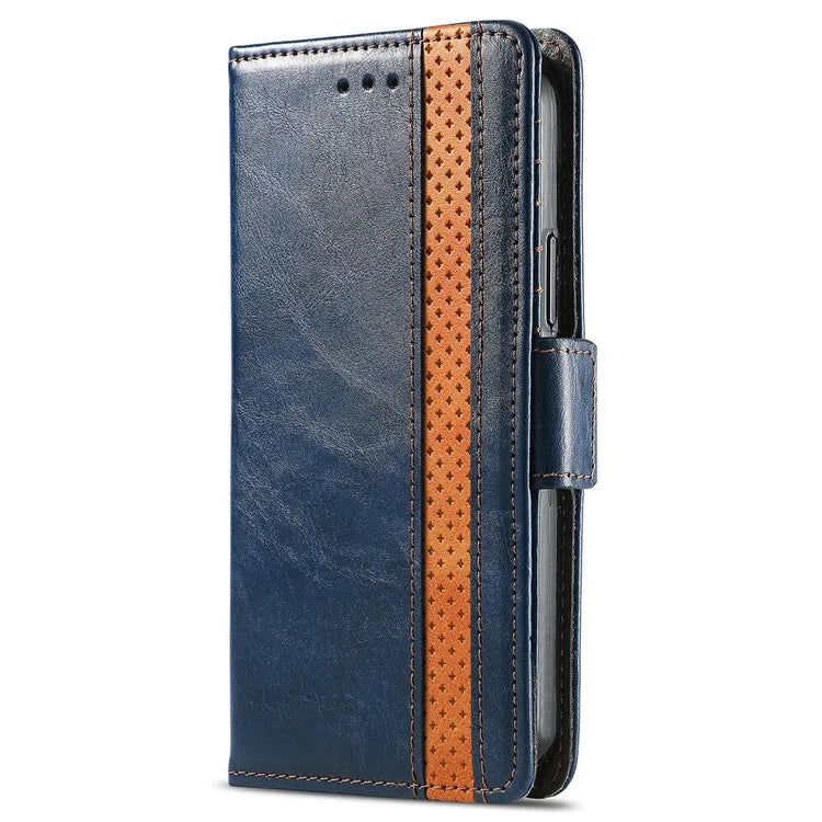 CASENEO 002 Series For Samsung Galaxy A35 5G Case RFID Blocking PU Leather Stand Flip Phone Cover