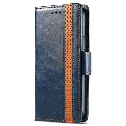 CASENEO 002 Series For Samsung Galaxy A35 5G Case RFID Blocking PU Leather Stand Flip Phone Cover