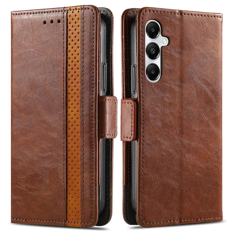 CASENEO 002 Series For Samsung Galaxy A35 5G Case RFID Blocking PU Leather Stand Flip Phone Cover