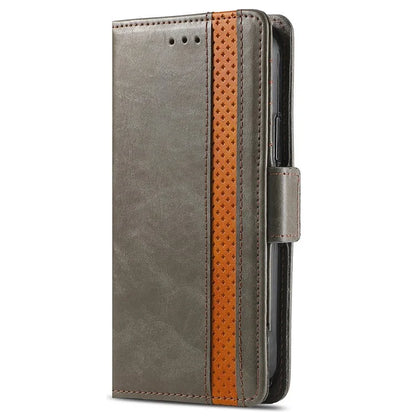 CASENEO 002 Series For Samsung Galaxy A35 5G Case RFID Blocking PU Leather Stand Flip Phone Cover