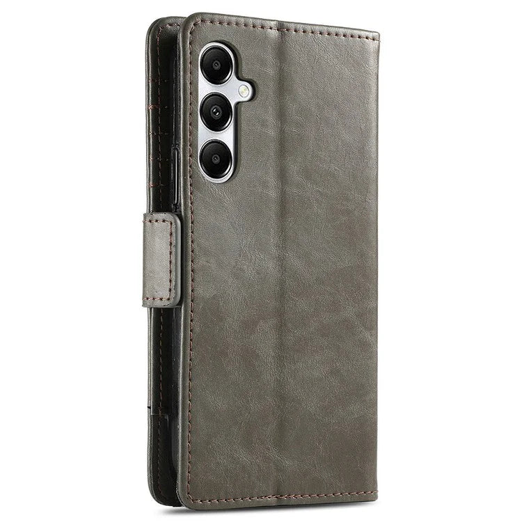 CASENEO 002 Series For Samsung Galaxy A35 5G Case RFID Blocking PU Leather Stand Flip Phone Cover