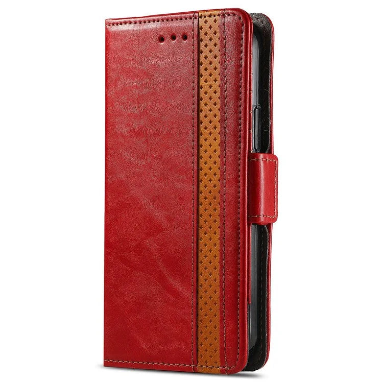 CASENEO 002 Series For Samsung Galaxy A35 5G Case RFID Blocking PU Leather Stand Flip Phone Cover