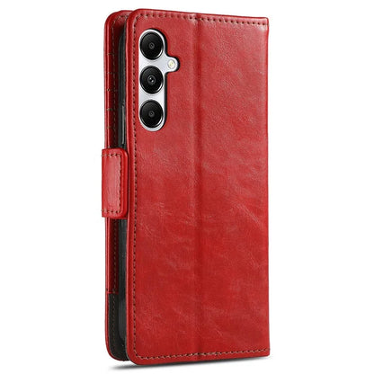 CASENEO 002 Series For Samsung Galaxy A35 5G Case RFID Blocking PU Leather Stand Flip Phone Cover