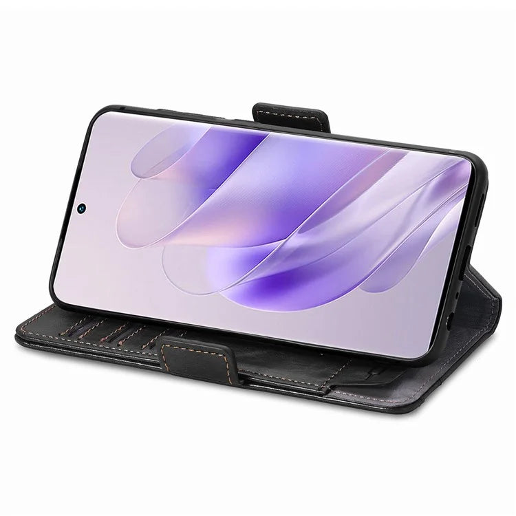 CASENEO 002 Series For Infinix Zero 30 4G Case RFID Blocking PU Leather Wallet Phone Cover