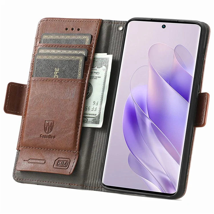 CASENEO 002 Series For Infinix Zero 30 4G Case RFID Blocking PU Leather Wallet Phone Cover