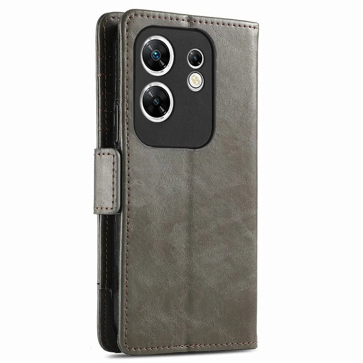 CASENEO 002 Series For Infinix Zero 30 4G Case RFID Blocking PU Leather Wallet Phone Cover