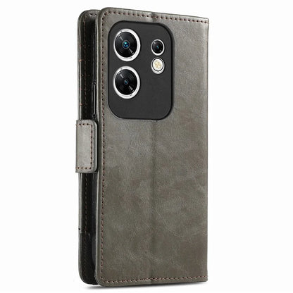 CASENEO 002 Series For Infinix Zero 30 4G Case RFID Blocking PU Leather Wallet Phone Cover