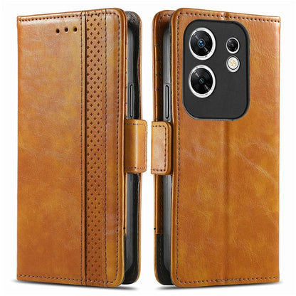 CASENEO 002 Series For Infinix Zero 30 4G Case RFID Blocking PU Leather Wallet Phone Cover