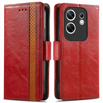 CASENEO 002 Series For Infinix Zero 30 4G Case RFID Blocking PU Leather Wallet Phone Cover