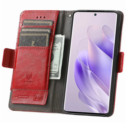 CASENEO 002 Series For Infinix Zero 30 4G Case RFID Blocking PU Leather Wallet Phone Cover