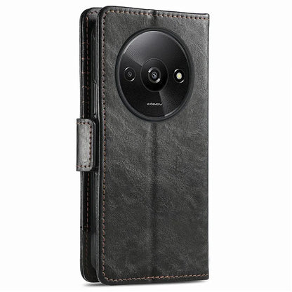 CASENEO 002 Series For Xiaomi Redmi A3 / Poco C61 4G Case PU Leather Protective Wallet Phone Cover