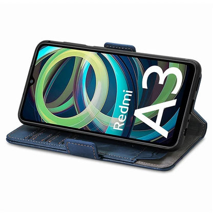 CASENEO 002 Series For Xiaomi Redmi A3 / Poco C61 4G Case PU Leather Protective Wallet Phone Cover