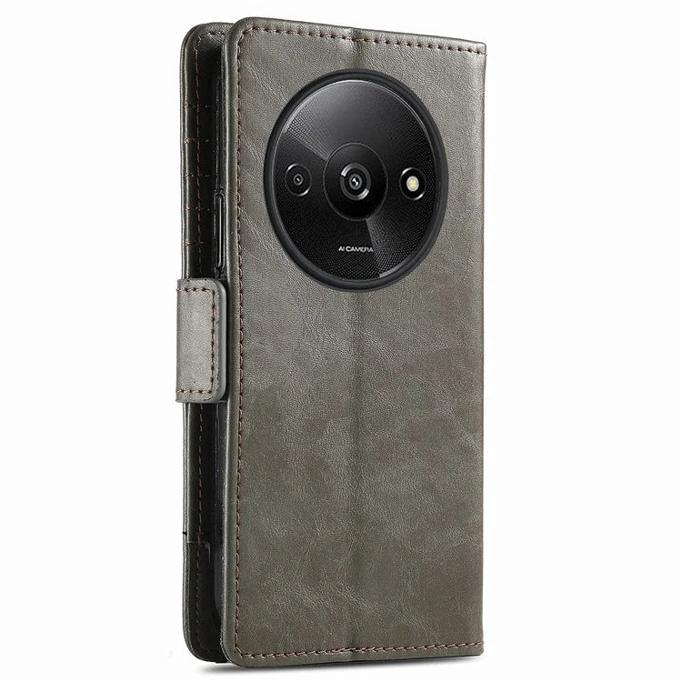 CASENEO 002 Series For Xiaomi Redmi A3 / Poco C61 4G Case PU Leather Protective Wallet Phone Cover