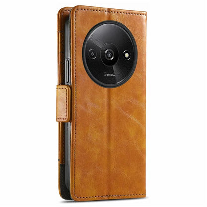 CASENEO 002 Series For Xiaomi Redmi A3 / Poco C61 4G Case PU Leather Protective Wallet Phone Cover