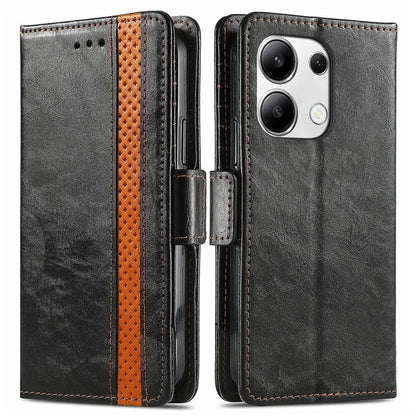 CASENEO 002 Series For Xiaomi Redmi Note 13 4G PU Leather Case RFID Blocking Wallet Phone Cover