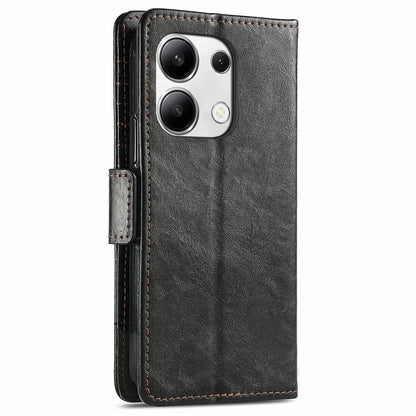 CASENEO 002 Series For Xiaomi Redmi Note 13 4G PU Leather Case RFID Blocking Wallet Phone Cover