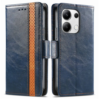 CASENEO 002 Series For Xiaomi Redmi Note 13 4G PU Leather Case RFID Blocking Wallet Phone Cover