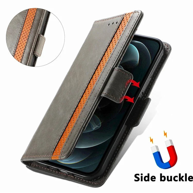 CASENEO 002 Series For Xiaomi Redmi Note 13 4G PU Leather Case RFID Blocking Wallet Phone Cover
