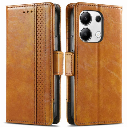 CASENEO 002 Series For Xiaomi Redmi Note 13 4G PU Leather Case RFID Blocking Wallet Phone Cover