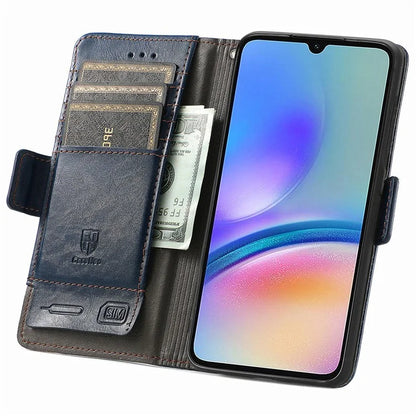 CASENEO 002 Series For Samsung Galaxy A05s 4G Case RFID Blocking PU Leather Flip Phone Cover