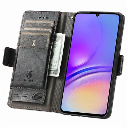 CASENEO 002 Series For Samsung Galaxy A05 4G Leather Case RFID Blocking Wallet Phone Cover