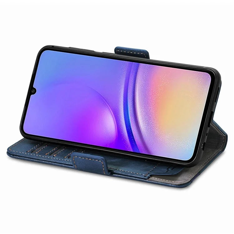 CASENEO 002 Series For Samsung Galaxy A05 4G Leather Case RFID Blocking Wallet Phone Cover
