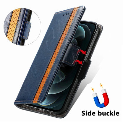CASENEO 002 Series For Samsung Galaxy A05 4G Leather Case RFID Blocking Wallet Phone Cover