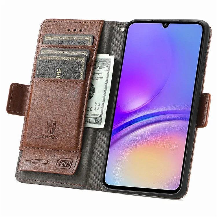 CASENEO 002 Series For Samsung Galaxy A05 4G Leather Case RFID Blocking Wallet Phone Cover